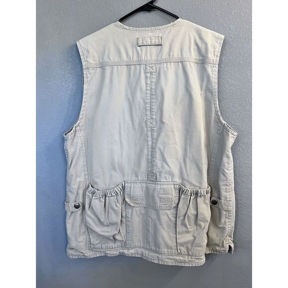 5.11 Tactical Series men’s beige vest 10-pockets solid cotton‎ L - Picture 4 of 6